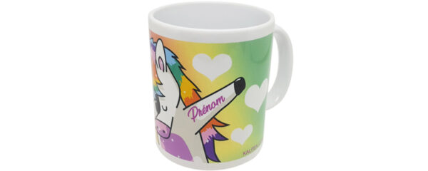 Mug kalféa licorne à personnaliser