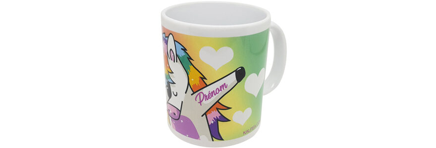 Mug kalféa licorne à personnaliser